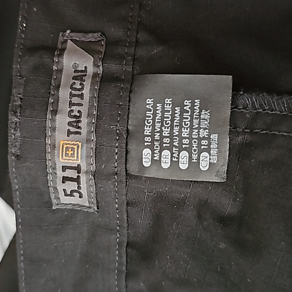 (SET OF 2) 5.11 Tactical Women's Taclite Pro Ripstop Pants Black - Picture 5 of 11